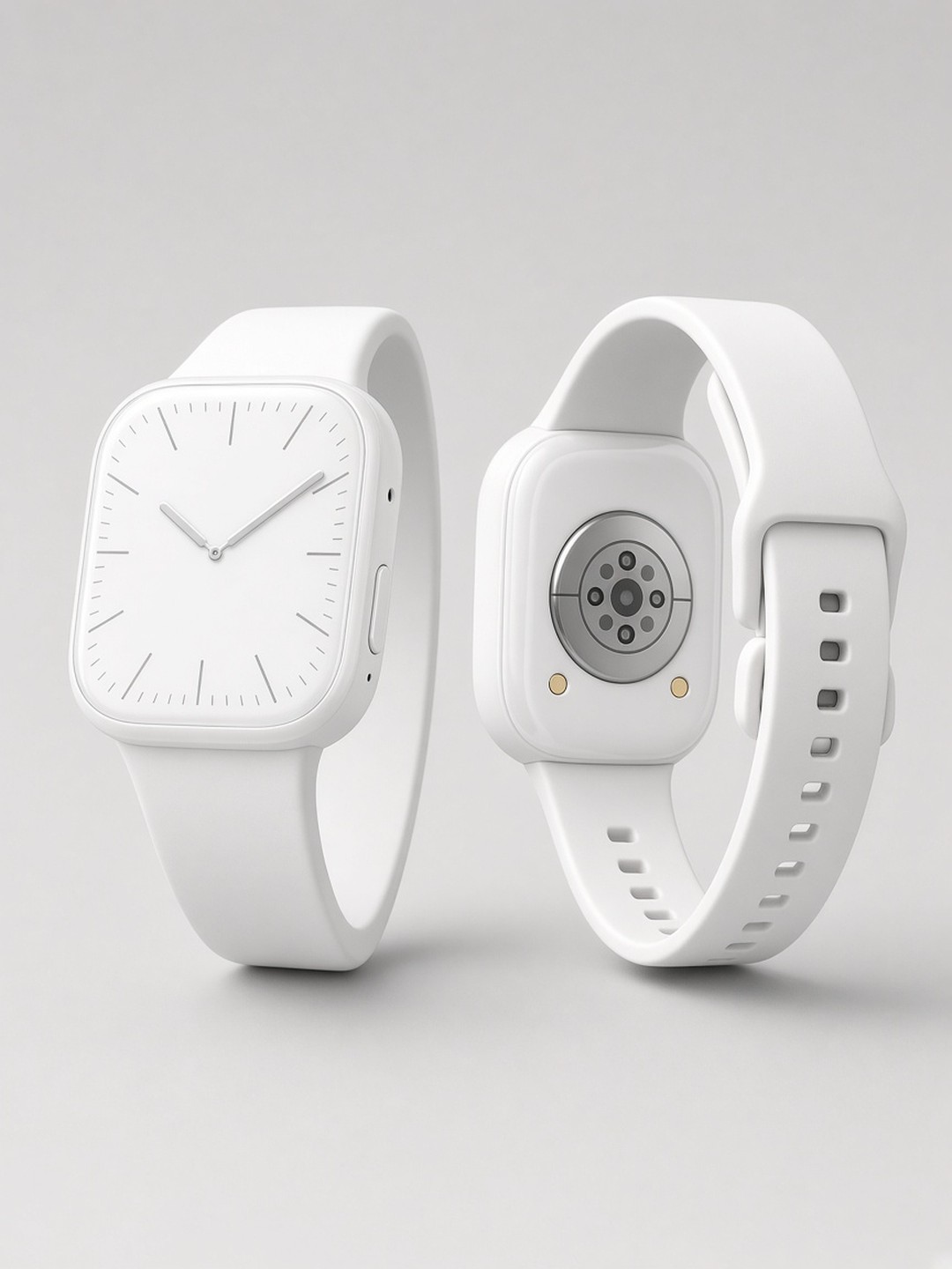 White Smartwatch Catalog Product Shot AI prompt example